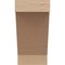 Ekena Millwork 4"W x 4"D x 8"H Wide Burlington Rough Cedar Woodgrain TimberThane Corbel, Primed Tan CORUR04X04X08BURRCPR - alternate 5